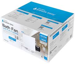 Units include integrated duct adapters that connect to your home's ductwork. Dewstop Breeze Easy Bathroom Fan Ventilation System With Fan Sensor Switch Exhaust Fans Ventilators Indoor Air Quality Fans