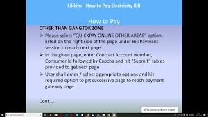 Check spelling or type a new query. Sikkim How To Pay Electricity Bill