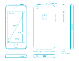 Apple iPhone 5C (6th Gen) Dimensions ...