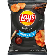 Lay S Barbecue Flavored Potato Chips Party Size 12 5 Oz Bag Walmart Com Walmart Com Take the tasty adventure beyond the bag and use lay's chips to whip up something delicious the last item is the luck of the draw when you buy on line. lay s barbecue flavored potato chips party size 12 5 oz bag walmart com