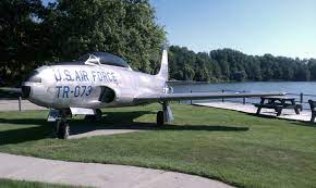Lockheed T 33a Jet Trainer T Bird At Veterans Memorial Park Hart Veterans Memorial Memorial Park Lockheed