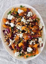 Roasted Butternut Squash With Spicy Onions Recipe Recipes Vegetarian Recipes Vegetable Dishes