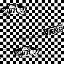 Aesthetic Black And White Checkered Wallpaper Checkers Vans Logo Cool Vans Wallpapers Vans Logo Vans Stickers