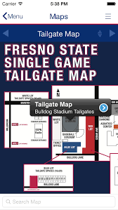 Mobile Apps For Universities Fresno State Tailgating Map