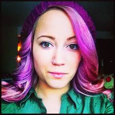 Purple Pink Hair Dyed With Shampoo And Food Coloring Lasts About A Month Add Food Coloring To Shampoo To Hair Color Pastel Wild Hair Color Light Brown Hair