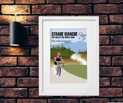 Strade Bianche, Classico primaverile, StampaPoster dispirazione - Etsy  Italia
