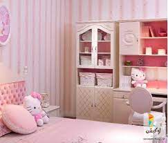 ألوان دهانات غرف نوم بنات كبار بتصميمات روعه لوكشين ديزين نت hello kitty bedroom hello kitty bedroom decor cat bedroom