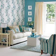Simple Blue Livingroom Ide Ruang Keluarga Warna Ruang Tamu Interior