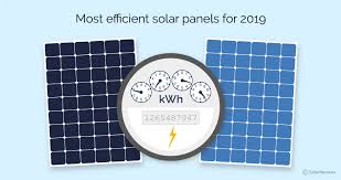 15 most efficient solar panels for your home in 2019