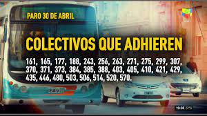 Hubo ataques a varias unidades que el gobierno vinculó a 'actitudes mafiosas'. Que Lineas De Colectivo Se Adhieren Al Paro Del 30 De Abril Youtube