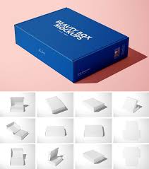 Mailing Box Mockup Set In 2020 Mockup Templates Graphic Design Blog Templates