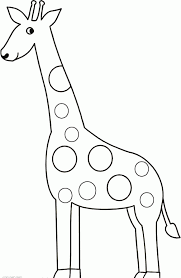 Download fun facts about giraffes. Preschool Giraffe Template