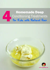 4 Homemade Deep Conditioning Treatments For Kids With Natural Hair Naturalhair Naturalhairk Natural Hair Styles Natural Hairstyles For Kids Natural Hair Tips