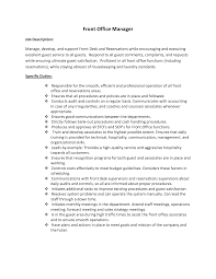 Assistant front office manager with 3 years of experience. Design 15 Of Hotel Front Desk Duties And Responsibilities Emilyspj