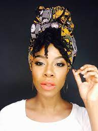 Well you see, some black women wear hair wraps to cover their hair while they sleep so they don't wake up with dry hair or little knots that are veryy hard to untangle! Nnenna Stella Hair Wrap Scarf Natural Hair Styles Scarf Hairstyles