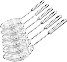Check spelling or type a new query. Buy Suwimut Set Of 6 Sizes Spider Strainer Skimmer Stainless Steel Wire Skimmer Spoon Asian Strainer Ladle With Long Handle For Kitchen Cooking And Frying Spaghetti Pasta Noodle Food Preparation Online In
