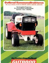 Prospekt Gutbrod 2400 Und 2500 Ardiehl De Traktor Rasentraktor Kleintraktoren