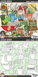 Gardening Clip Art Garden Grown How To Draw Hands Art Bundle Typography Hand Drawn