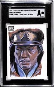2022 Topps Chrome Star Wars Galaxy Captain Panaka Adam Everett Beck SGC A  (1/1)