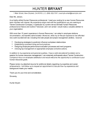 Professional Human Resources Cover Letter Examples Livecareer