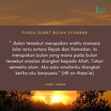 Dan kemudian jika mau menambah lagi puasa pada bulan syawal sejak tanggal dua sebanyak enam hari, maka itu hukumnya sunnah. Pertubuhan Ikram Malaysia Puasa Sunat Bulan Syaaban Ø¹ Ù† Ø£ Ø³ Ø§Ù… Ø© Ø¨ Ù† Ø² ÙŠ Ø¯ Ù‚ Ø§Ù„ Ù‚ Ù„ Øª ÙŠ Ø§ Ø± Ø³ ÙˆÙ„ Ø§Ù„Ù„ Ù‡ Ù„ Ù… Ø£ Ø± Ùƒ Øª Øµ ÙˆÙ… Ø´ Ù‡ Ø± Ø§ Ù… Ù† Ø§Ù„Ø´ Ù‡ ÙˆØ± Ù… Ø§ Øª Øµ ÙˆÙ… Ù… Ù† Ø´ Ø¹ Ø¨ Ø§Ù† Ù‚ Ø§Ù„ Ø° Ù„ Ùƒ Ø´ Ù‡ Ø±