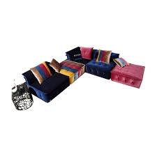 Sleeper sofa bed futon sofa bed sectional sofasofas for living room furniture set modern sofa set corner sofa upholstered contemporary fabric 3.6 out of 5 stars 167 $999.99 $ 999. Vig Furniture Divani Casa Dubai Transitional Fabric Sectional Sofa Walmart Com Walmart Com