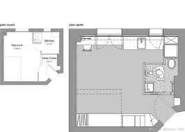 Reamenagement D Un Studio De 18m A Paris 18eme L Appartement En L Etat Existant Etait Tres Degrade L Enjeu A Et Maison Appartements Studio Petit Appartement