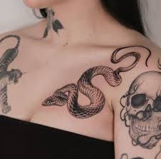 The meanings of power and protection or just for snakes' beauty are really. Snake Tattoo On Tumblr