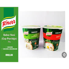 Bubur ayam kuning merupakan menu khas untuk makan pagi orang indonesia yang sangat legendaris. Knorr Bubur Nasi Cup Porridge 35g