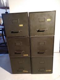 A natural fit for many homes, the 2 drawer lateral file cabinet provides a casual storage component that works subtly in almost any room. Industrial Shaw Walker Stacking File Cabinets Six In Original Green At 1stdibs