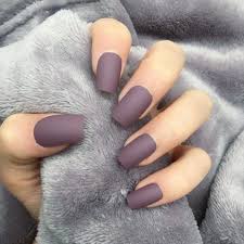 Berry Matte Short Square Mattenails Matte Nagelkunst Gel Nagellack Bunte Nagel