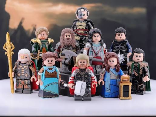 Thor: The Dark World. I had fun putting some of these figures together,  even if this was one of my least favourite MCU movies. Thanks for looking!  . . #lego #customlego #customlegominifigure #