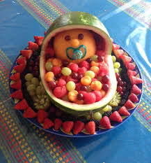 Fruit Platter For Baby Shower Ohkay This Is Pretty Adorable Baby Shower Fruit Fruit Platter Ideas Party Fruit Platter
