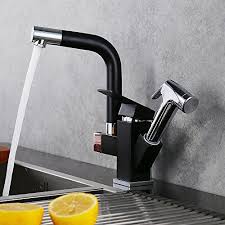 This 360 ° rotatable kitchen mixer for your double sink, with which you can easily reach the place where you need to clean the sink.homelody black kitchen faucet the high spout can be pulled out for the. Homelody Orb Schwarz Beschichtet Wasserhahn Fur Kuche 2 Der Vorteil Homelody Werden Sie Einer Von Mehr Als Kuchenarmatur Mischbatterien Wasserhahn Kuche