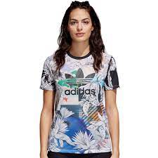 Shirts elastisch für damen von adidas bei sportscheck. Adidas Originals Farm Tee Damen Shirt Multicolor Fun Sport Vision