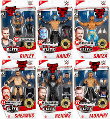 All products from wwe toys elite 41 category are shipped worldwide with no additional fees. Wwe Elite 84 Complete Set Of 6 Wwe Toy Wrestling Action Figures By Mattel This Set Includes Jeff Hardy Angel Garza Sheamus Murphy Rhea Ripley Roman Reigns