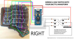 5 way switch wiring diagram. Code And Wiring Diagram For Adding A 5 Way Nav Switch Olkb