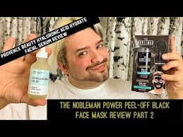 Hyaluronic acid, also called hyal. The Nobleman Power Peel Off Black Face Mask Review Part 2 Provence Beauty Hydrate Facial Serum Youtube