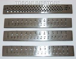 Economy Set Of 4 Steel Draw Plates Round Half Round Square And Triangle Projetos De Joias Ferramentas Joias