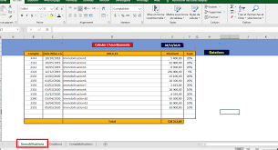 Application Excel Pour Calculer Les Amortissements Et Donner Les Ecritures Comptables