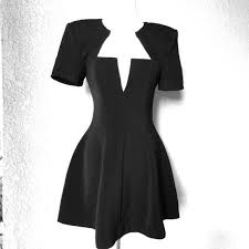 Cameo Black Dress Short Sleeve Women S Size Small Short Sleeve Dresses Black Short Dress Black Dress