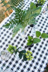 Black And White Buffalo Check Tablecloth Crazy Wonderful Birthday Party For A Guy Backyard Bbq 40th Birthday Party Idea Blac Backyard Bbq Party Bbq Party Decorations Backyard Bbq Party Decorations