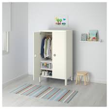 Pick from durable, trendy, and spacious children wardrobe closet at alibaba.com for lavish decors. Busunge White Wardrobe 80x139 Cm Ikea Childrens Wardrobes Childrens Storage Furniture Wardrobe Furniture