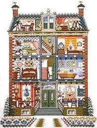Olde town blend by r&r reproductions. Dolls House Cross Stitch Kit 219241 Cross Stitch House Cross Stitch Cross Stitch Kits