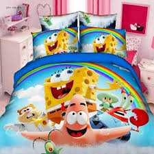 Home Textiles Spongebob Cartoon Style Bedding Set Cover Bed Girls Kid 2018 New Unbranded Boys Bedding Sets Boys Bedding Duvet Covers