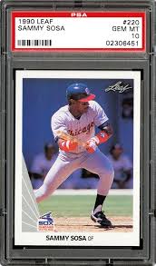 Alvaro espinoza career batting statistics for major league, minor league, and postseason baseball. 1990 Leaf Baseball Cards Psa Smr Price Guide