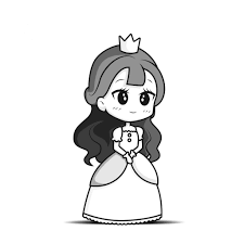 The Cutest Princess Coloring Pages For Free Momlifehappylife Cute princess looks out a castle window vector.