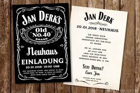 Einladungskarte Whiskey Jack Zum Geburtstag Oder Anderen Feiern Im Chicken Jack Daniels Design Individuell Und Personlich Einladungen Einladungskarten Karten