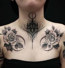 Chest Piece Tattoos Tattoo Insider Chest Tattoos For Women Chest Piece Tattoos Rose Chest Tattoo