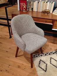 Black And White Striped Desk Chair Saddle Painted Stripe Office Chair West Elm It Swivels Chair Saddle Office Chair Contemporary House Design